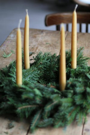 Centrotavola con candele